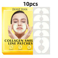 10 Pcs Collagen Smile Line Patches: Firming, Wrinkle Smoothing & Fragrance-Free Skin Care, Suitable for All Skin Types