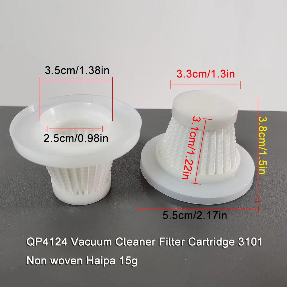 For LT-124-127 Vacuum Cleaner Vacuum Cleaner 2PC Stainless Steel Filter  Filter Element Filter Vacuum Cleaner Filter element