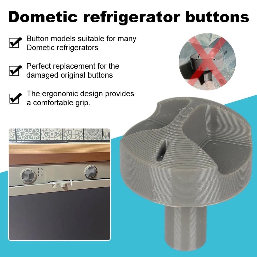 RV Refrigerator Button Replacement Caravan Motorhome Boat Refrigerator Interior Accessories For Many Dometic