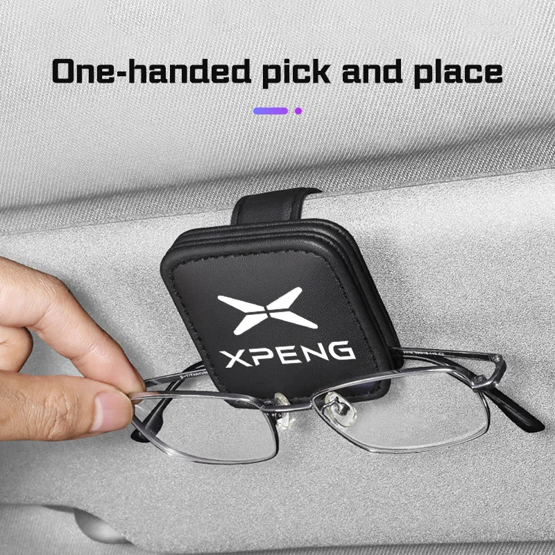 Auto Glasses Holder Clip Car Sunglass Storage Visor Clip For Xpeng G6 G7 G9 X9 P7 P7i P5 MONA M03 G3