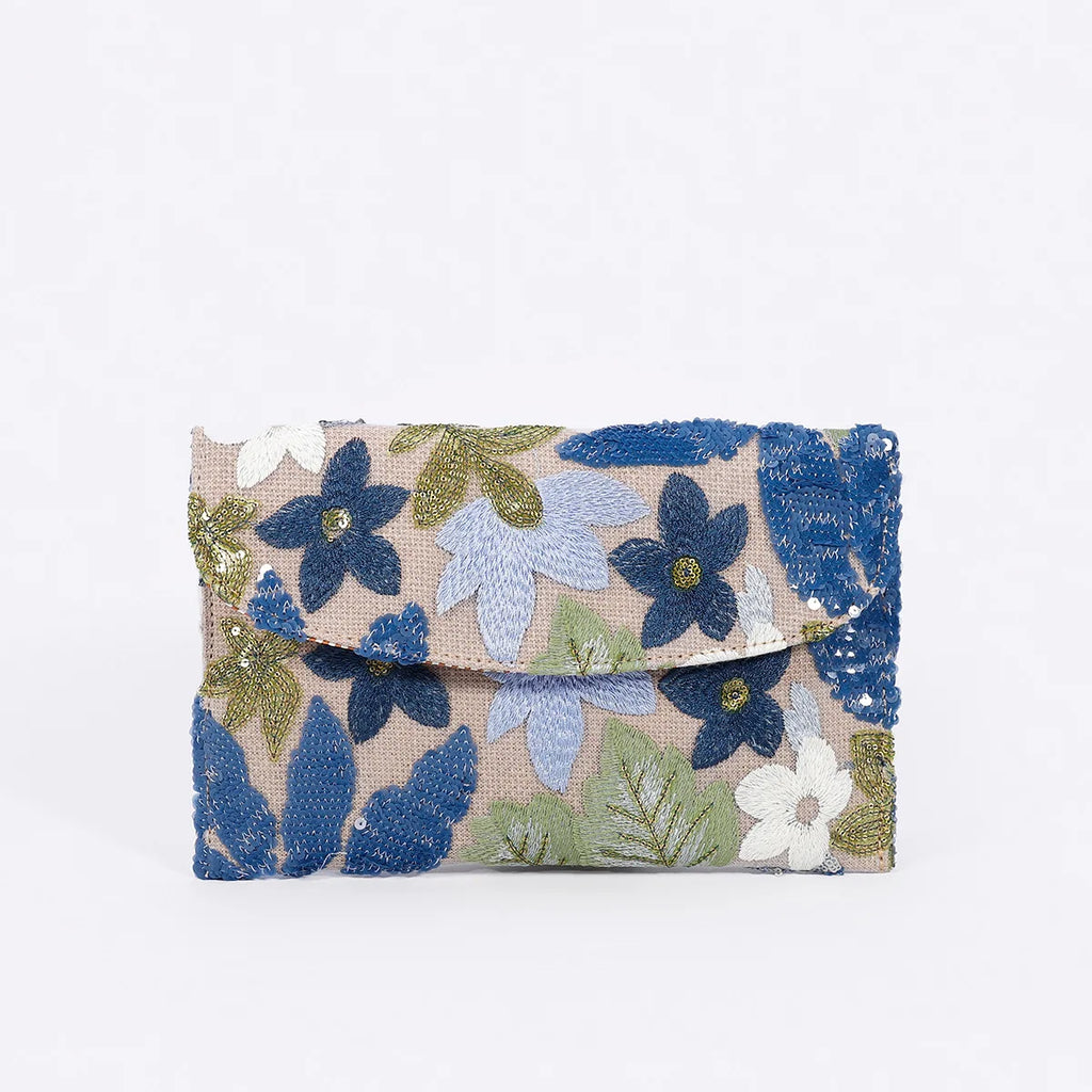 Cross-border High-end Envelope Bag, Sequined Embroidery Straw-woven Niche Women's Clutch Bag, Summer New Woven Women's Clutches