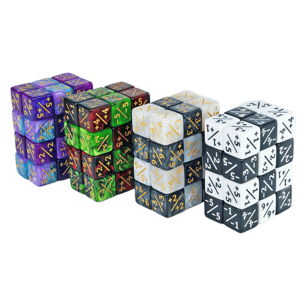 10 Pieces Dice Counters Token Dice, D6 Dice Compatible with Card Game Accessories