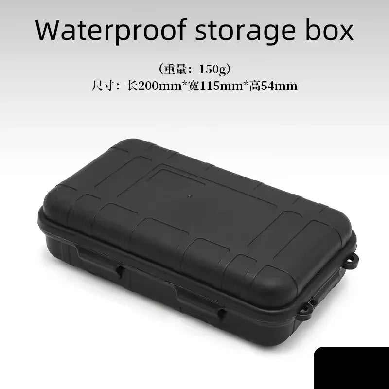 Outdoor Waterproof Survival Sealed Box | Dustproof Shockproof Plastic EDC Tools | Storage Container Case Holder