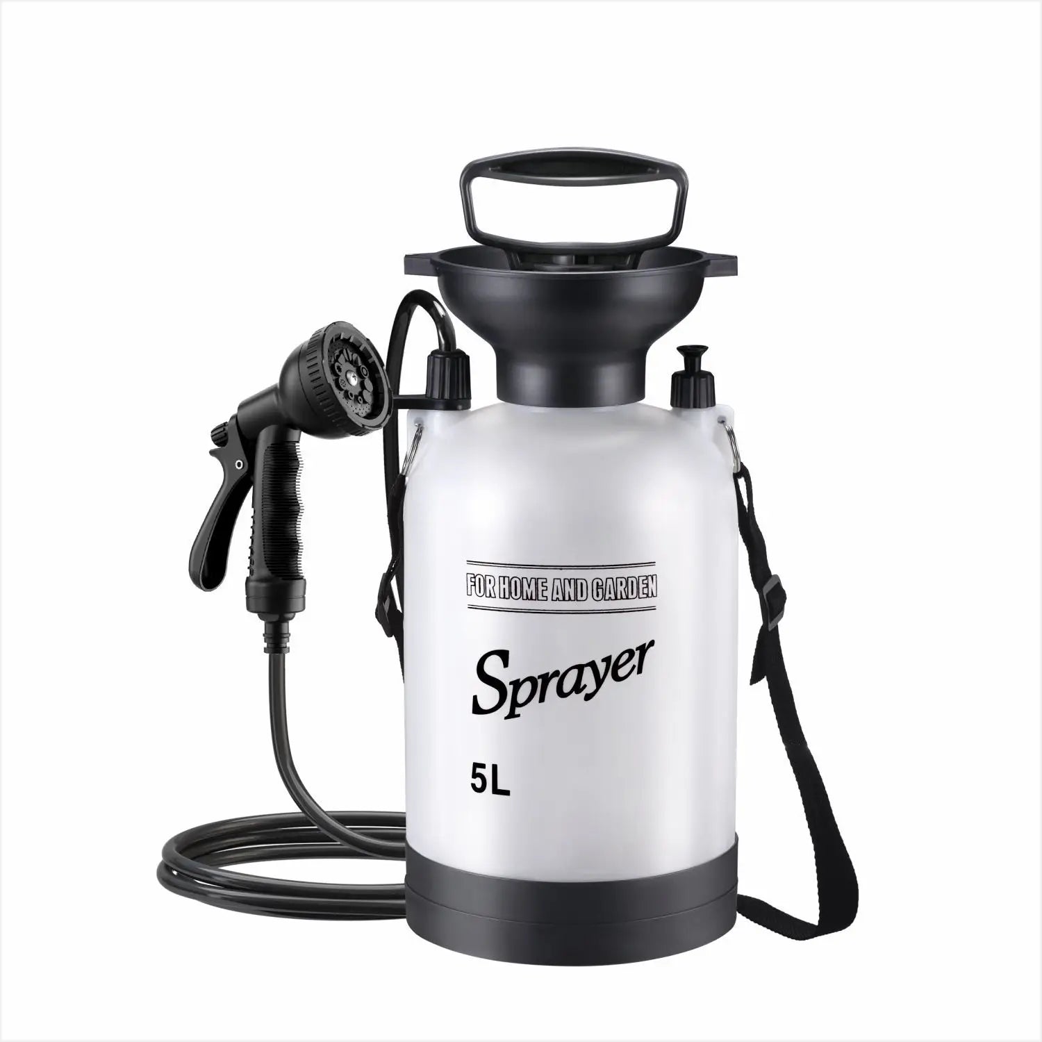 5L 8L Portable outdoor camping shower surf wash kit beach manual shower pump multifunctional shower showerhead 3M leather tube