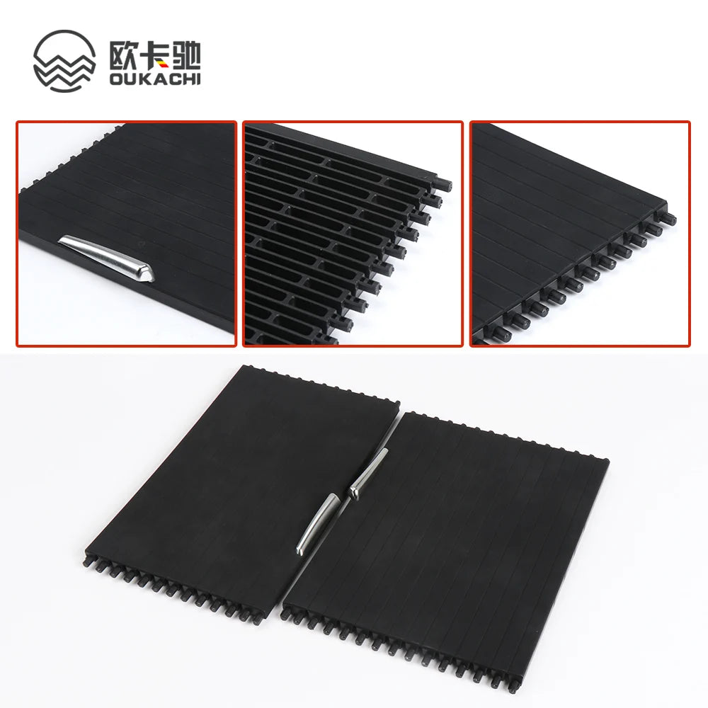 51166954943 Car Central Console Drink Water Cup Holder Rolling Curtain Cover Trim For BMW X5 X6 E70 E71 E72 2007-2014