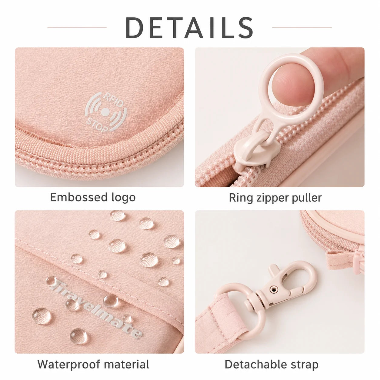 RFID Blocking Passport Holder Travel Wallet Durable Anti-Theft Card Slots Protective Case Flights Travel Organizer for Women Men