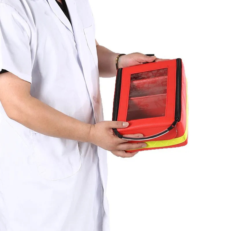 Waterproof First Aid Kit, Lightweight Fireproof Bag, Emergency Sorted Survival Supplies for Outdoor Floating Swimming