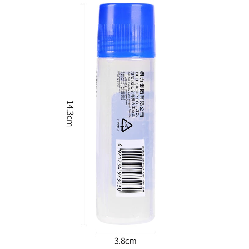 1PCS Deli 7303 Water Glue 125ml PVAL Liquid Glue Office Home School Water Glue
