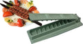 Single Row Kebab Maker Kebab Press Maker BBQ Meat Skewer Machine Reusable Plastic BBQ Skewer Maker Kebab Preparation BBQ Tools