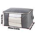 Foldable Non-Woven Storage Bag, Large Capacity Dust-Proof Storage Bag With Visible Window, Suitable For Wardrobes And Bedrooms