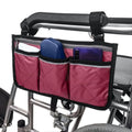Multi-pocket Wheelchair Hanging Bag Large Capacity Multifunctional Arm Rest Pouch Waterproof Stroller Hanging Bag Stroller