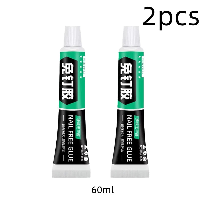 60ML All Purpose Super Glue Quick Drying Glue Strong Adhesive Sealant Fix Glue Nail Free for Stationery Glass Metal Ceramic