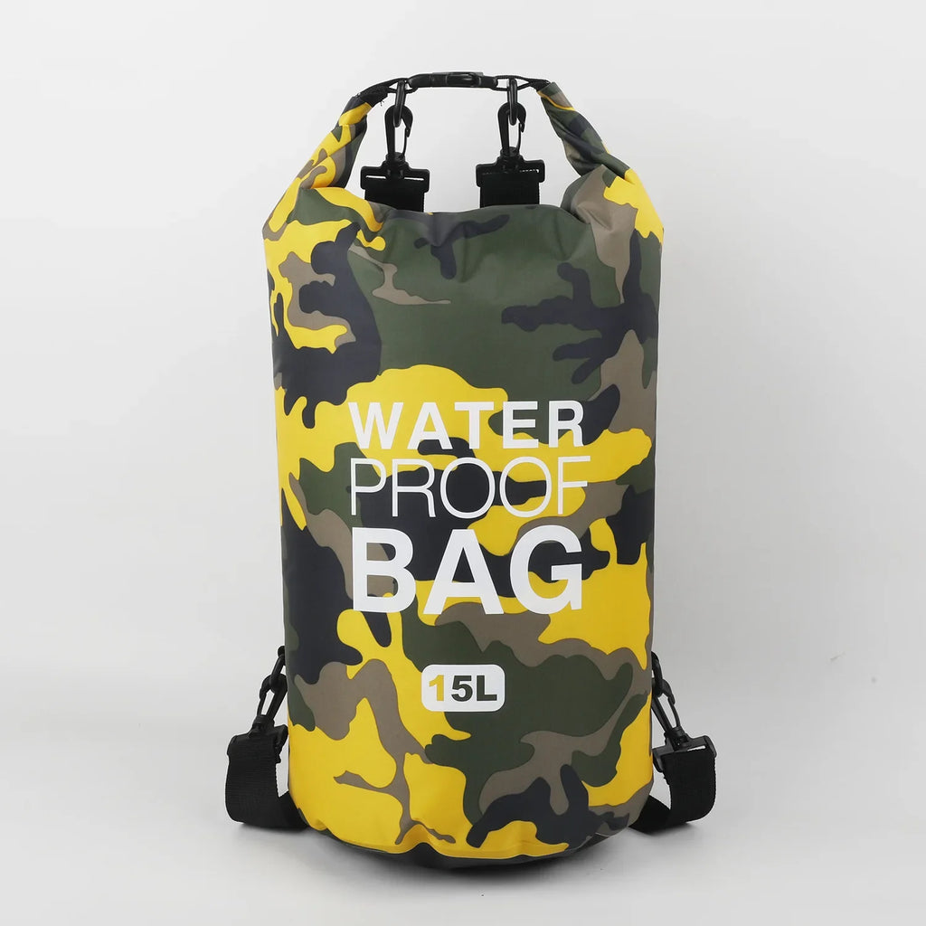 Men's and women's waterproof bags, outdoor sports bags, suitable for swimming, boating, kayaking, rafting and traveling