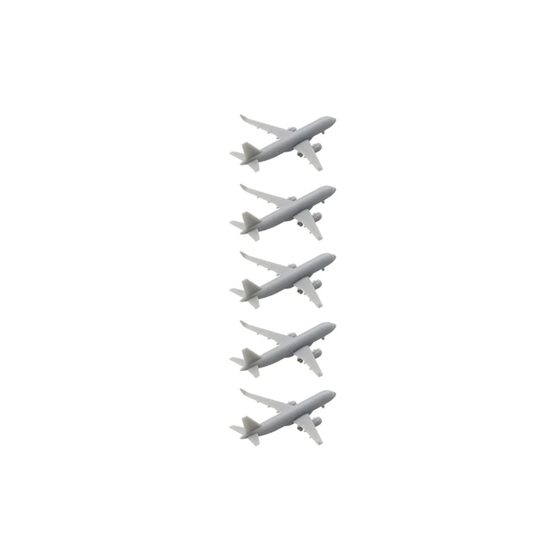 5PCS Multiple Scale A320neo Airliner Model 1/2000 1/1500 1/700 1/400 Static Aircraft w Landing Gear for DIY Building Decoration