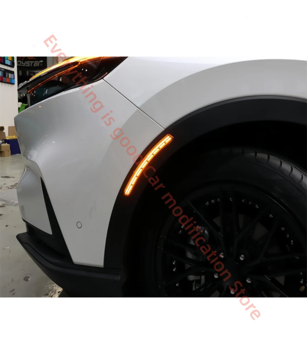 For Honda CR-V 2023-2025 Wheel eyebrow lamp Front bumper Turn Front fog lamp Modification LED Daytime running light Three colors
