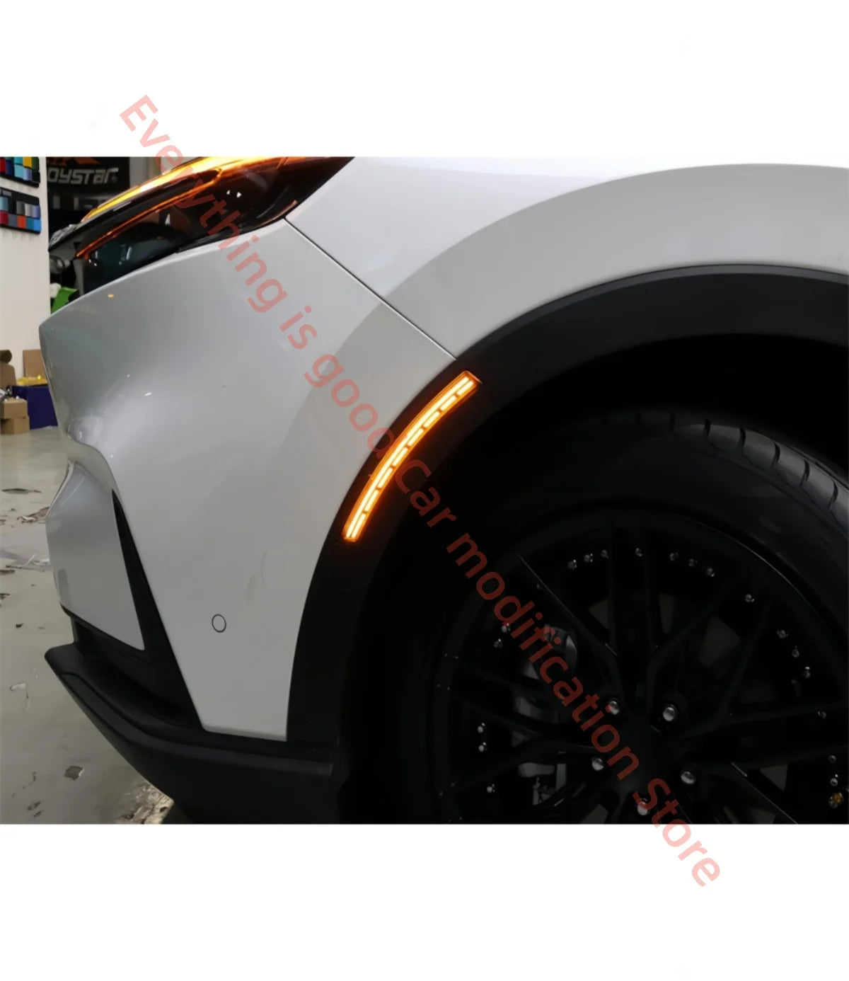 For Honda CR-V 2023-2025 Wheel eyebrow lamp Front bumper Turn Front fog lamp Modification LED Daytime running light Three colors