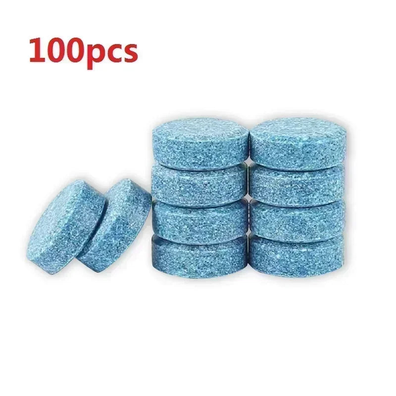 Solid Cleaner Car Windshield Washer Fluid Concentrated Effervescen Tablets for Car Room Kitchen Window Glass Cleaning