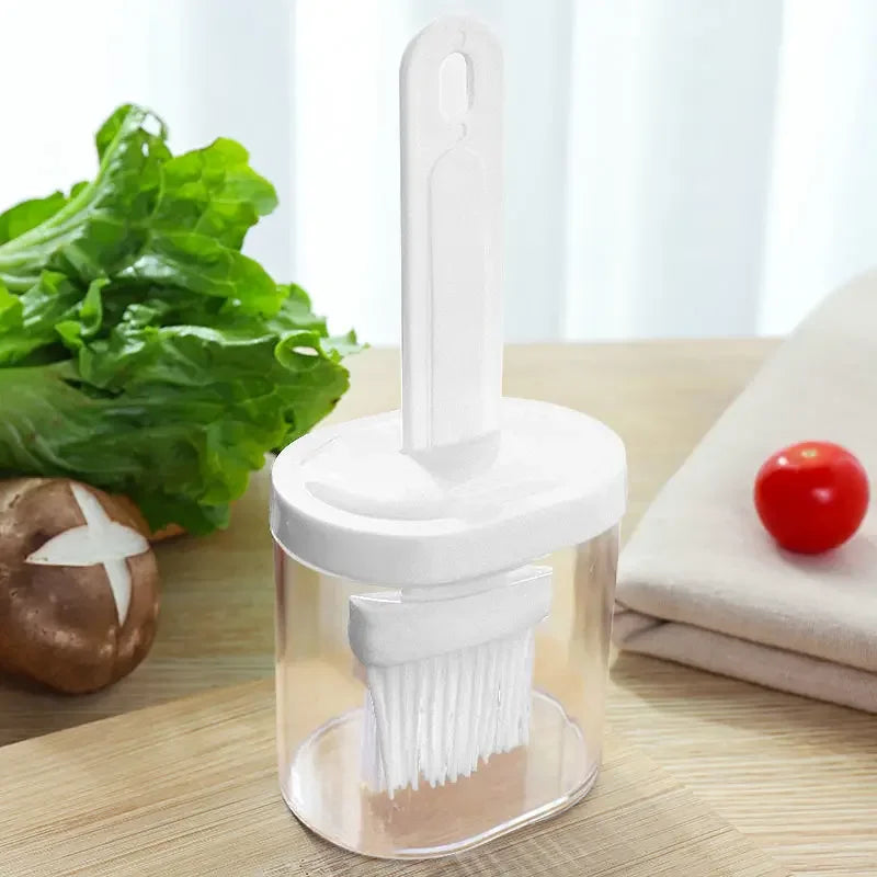 BBQ Brush Split Type High Temperature Resistant Silicone Nylon Oil Brush Bottle Cake Baking Cream Cooking Kitchen Household Tool