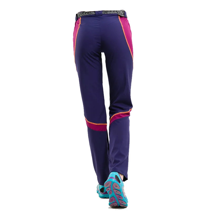 TRVLWEGO Summer Women Pants Camping Hiking Female Quick-Dry Elastic Sun-Protective Fishing Racing Cycling Bike Trekking Trousers