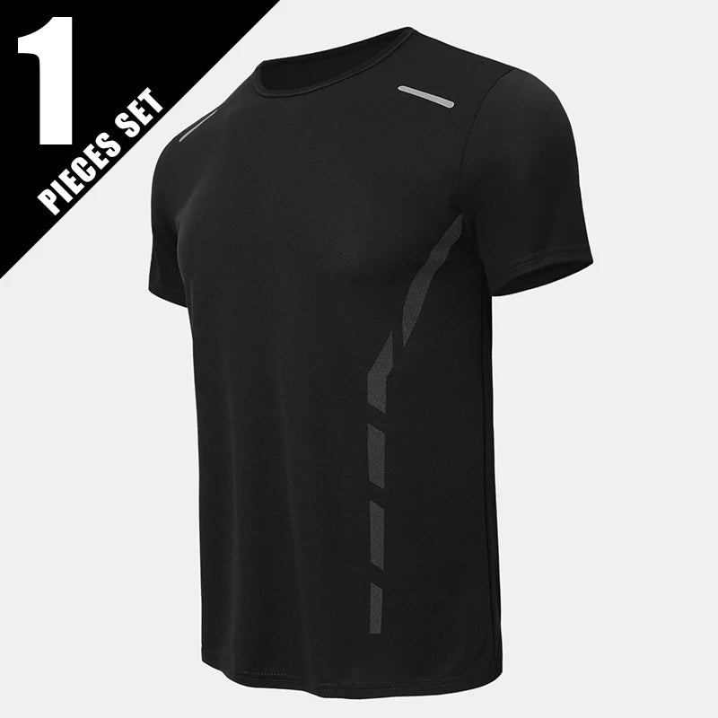 6/1-Piece Men's Short Sleeved Youth Printed Top For Spring And Autumn Sports Breathable And Comfortable Home Fashion T-shirt