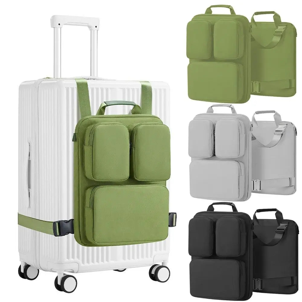 Adjustable Straps Boarding Case Hanging Bag Expansion Removable Suitcase Additional Handbag Large Capacity Foldable