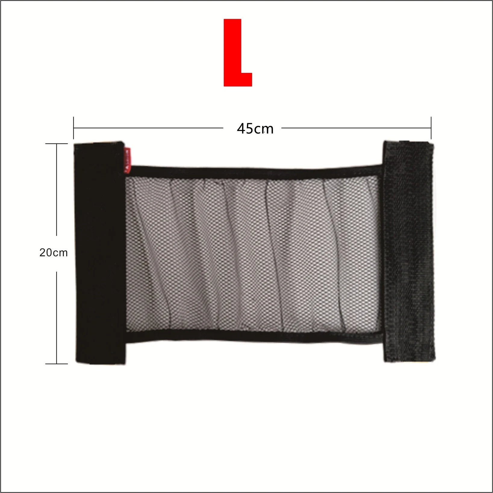 Car Elastic Mesh Fixed Straps Trunk Interior Auto Organizer Seat Back Fixing Net Bag Extinguisher Car Goods Storage Fixing Strap