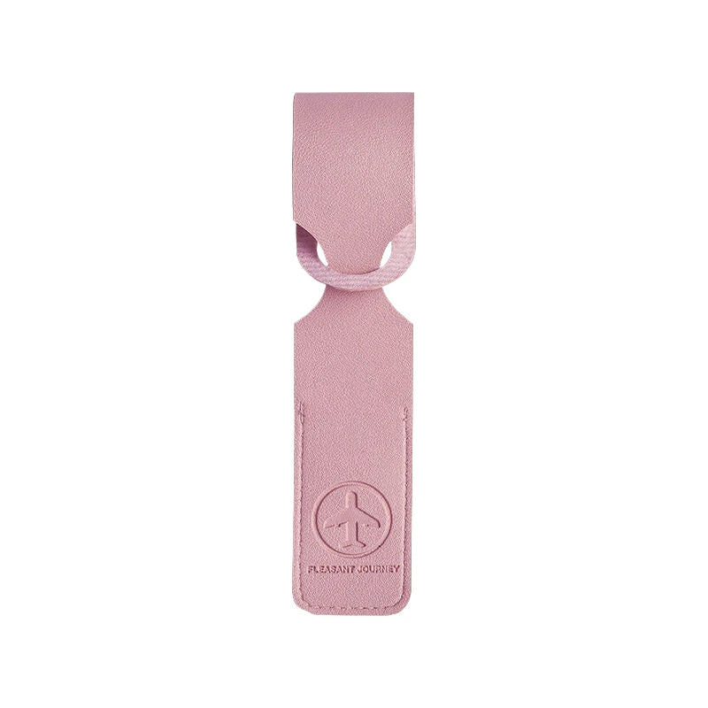 1PC Travel Accessories PU Leather Luggage Tag Creative Baggage Suitcase Identifier ID Addres Holder Boarding Tags Portable Label