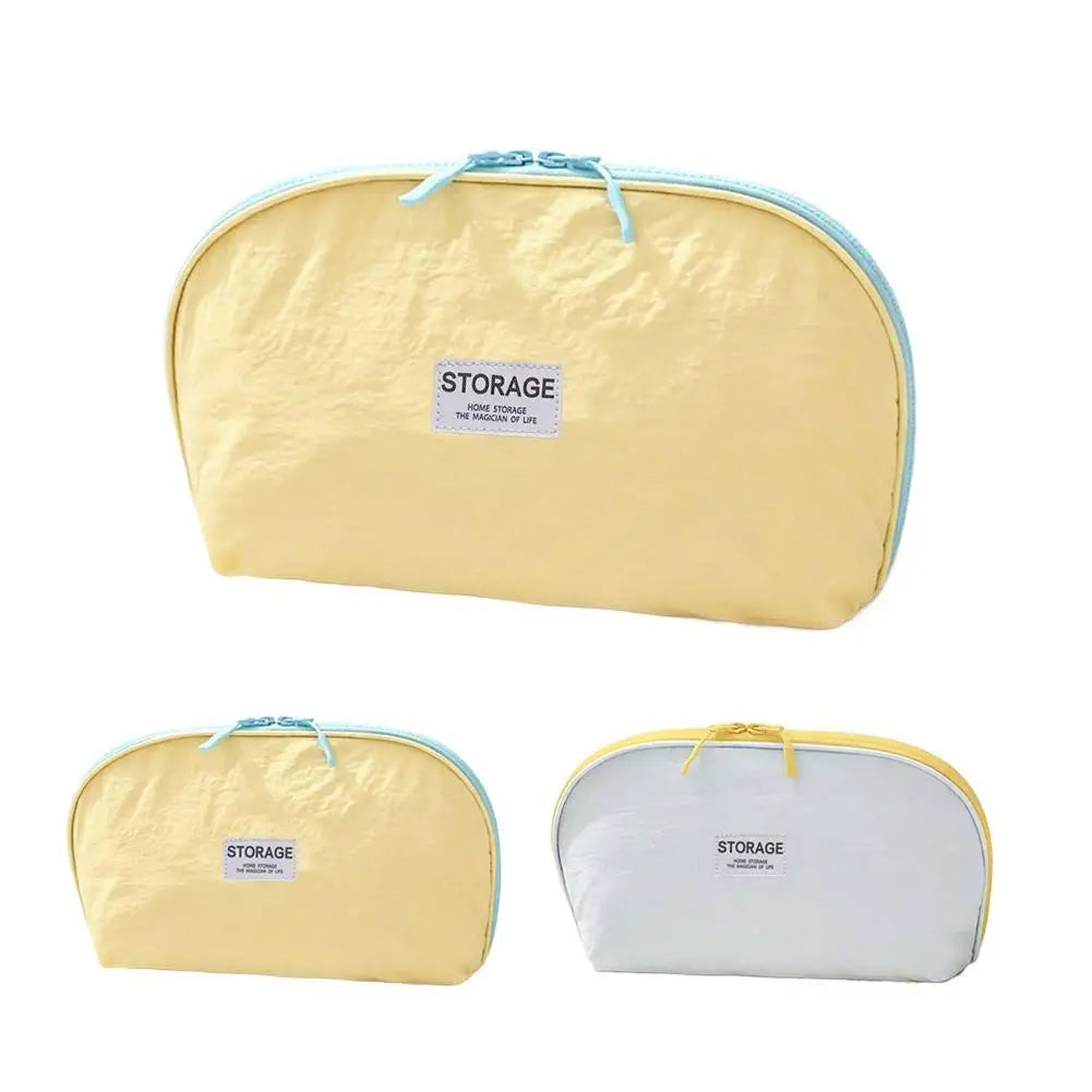 Bra Organizer Case For Travel Folding Lingerie Packing Bag With Zipper Multi-Section Underwear Pouch For Luggage