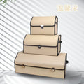 Car Trunk Organizer Car Trunk Organizer For SUV Waterproof Leather Cargo Container Folding Vehicle Accessories For SUV Truck