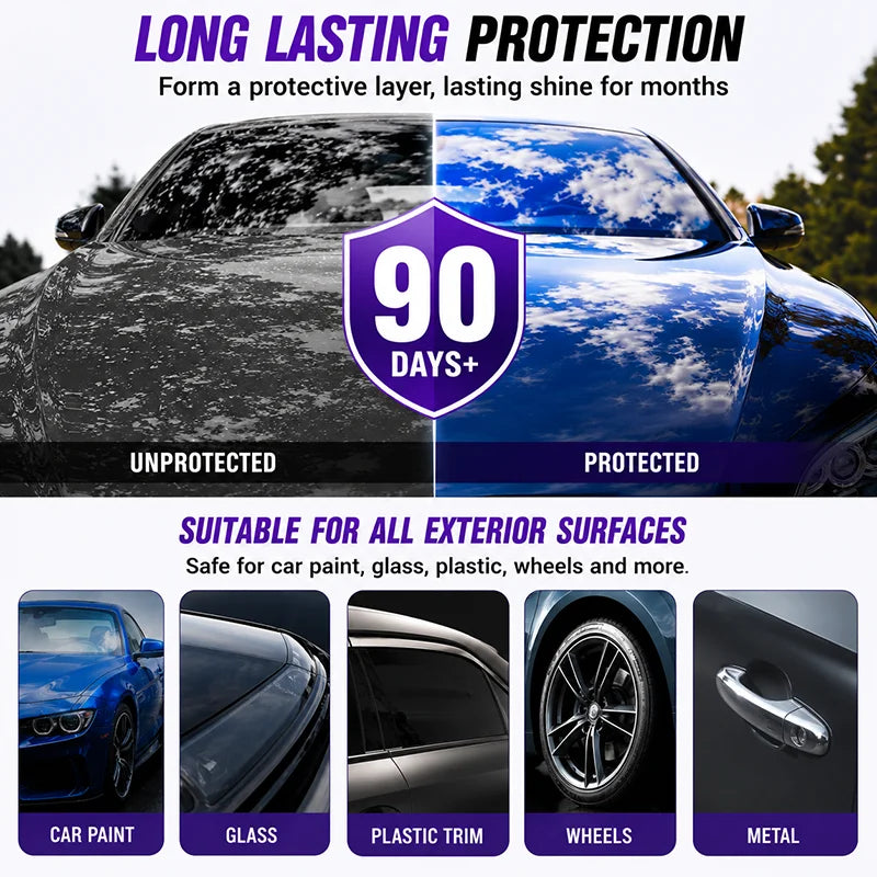 3 In 1 Car Ceramic Nano Coating Liquid Coatin Nano Crystal Hydrophobic Layer Polishing Paint Agent Car Polish Nanos Coatings
