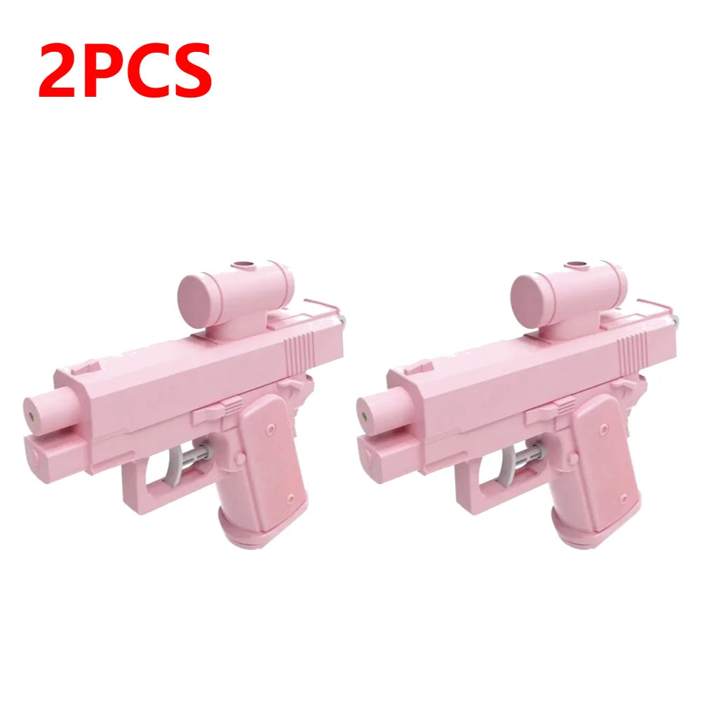 5-1PC Handheld Water Prank Gun Two-Way Spray Trick Reverse Water Gun Summer Outdoor Pool Watergun Toys Pistola de agua de broma