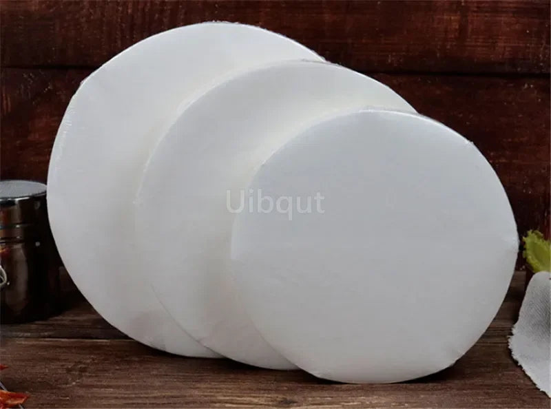 500 pcs round Hamburg Paper Non Stick Baking OilPaper for Burger Press BBQ Patty Maker bun Cookie Oven Kitchen Restaurant Supply
