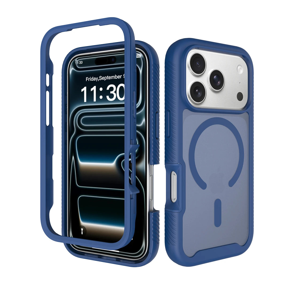 Translucent For MagSafe Magnetic Phone Case For iPhone Air 17 Pro Max 16E Military Grade Protection Anti-Fingerprint Matte Cover