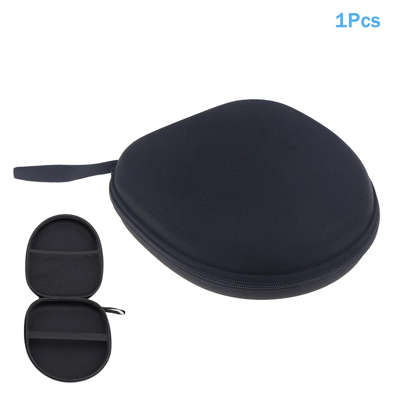 New New High-capacity Headset Headphone Case Earphones Shockproof Storage Box Hard Shell EVA Headphone Zipper Protective Bag