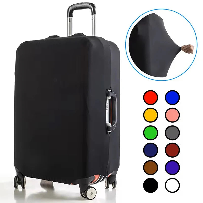 Fashion Travel Suitcase Protective Cover Luggage Protective Cover Solid Color Suitable for 18-32 Inch Suitcases.-zmt