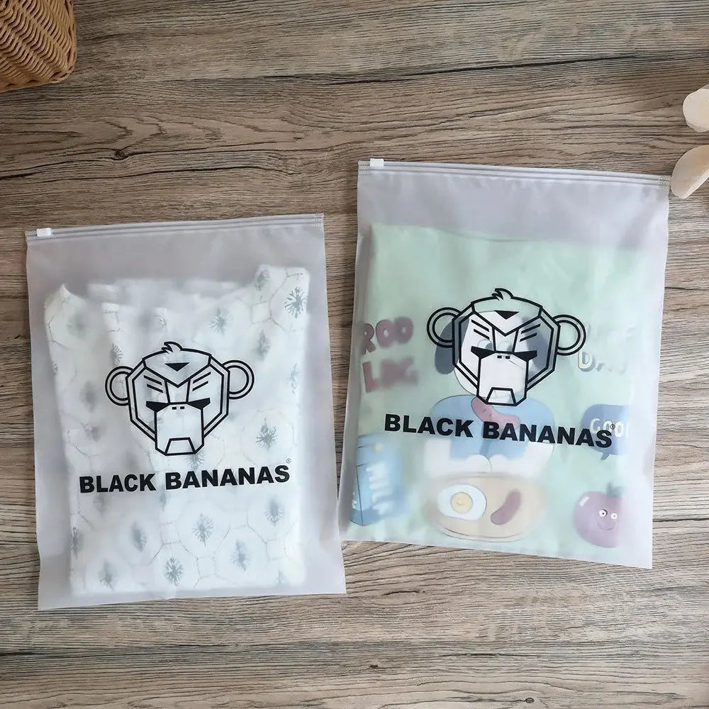 30/50/100pcs Matte Plastic Packaging Bags Waterproof Bags Zipper Garment Storage Bags Shirt Bags Sweatshirt Bags Custom Logo