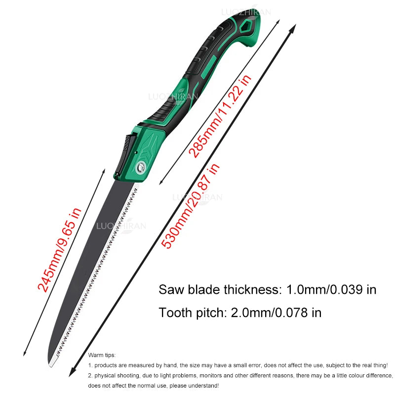 SK5 Steel Folding Saw Hand Saw Sharp Cutting Blade Multifunctional Garden Pruning Saw for Woodworking Camping Outdoor Home Tools