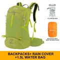 Mountaineering Backpack 35 Liters Men's and Women's Outdoor Sports Bag Waterproof Camping Hiking Rain