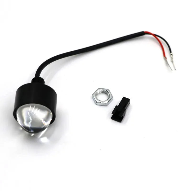 Original Front Light Spotlight LED Bright White Lamp for Kaabo Mantis King GT 10inch Headlight Electric Scooter Parts