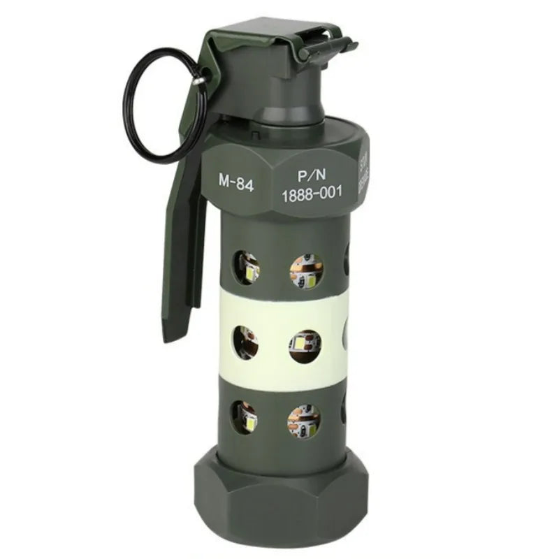 Outdoor Portable Camping Emergency Lighting Tactical Lamp Dummy Flashbang Grenade Model Cosplay Model Prop Lamp