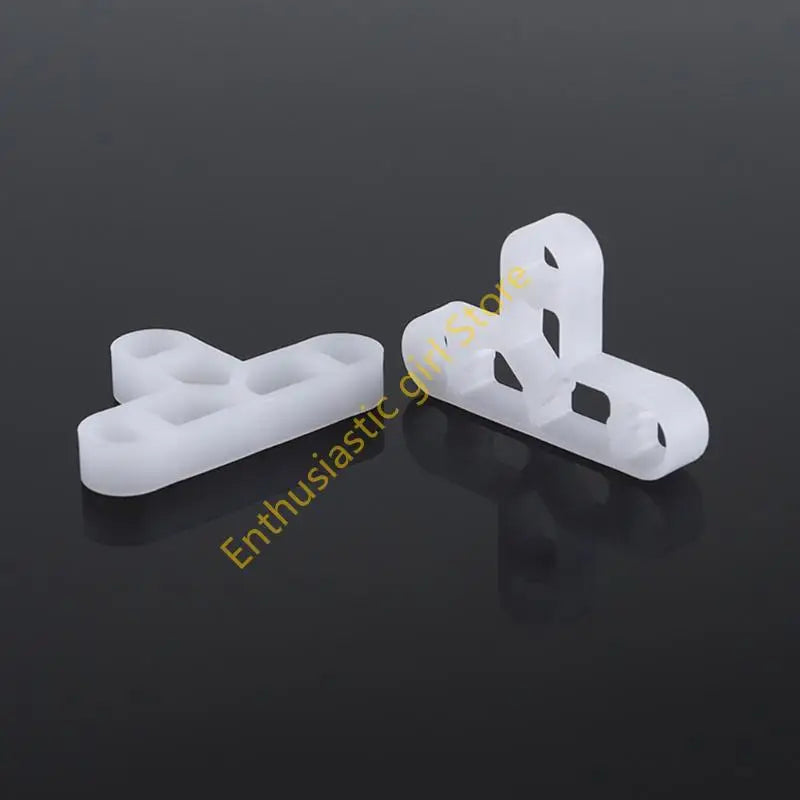 200Pcs Multipurpose 10mm 3/8 Inch Clear Tile Spacers Portable Accessory for Bricklaying and Deck Board Separation RXJB