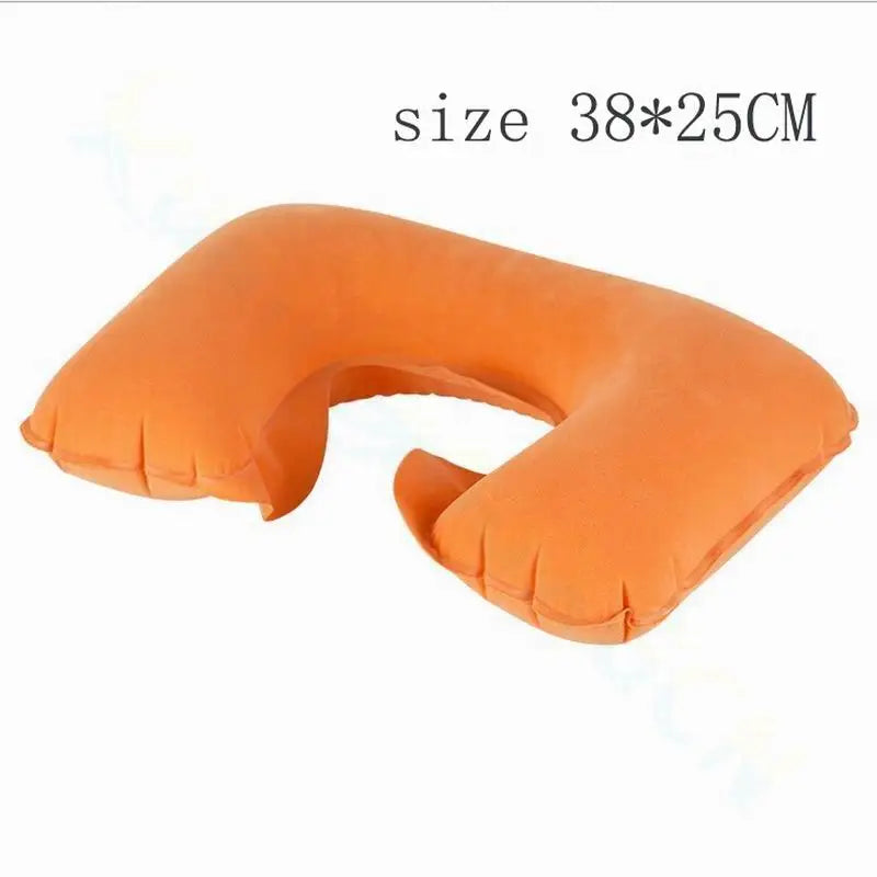 1pcs Functional Inflatable Neck Pillow Inflatable U Shaped Travel Pillow Car Head Neck Rest Air Cushion for Travel Neck Pillow