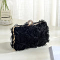 Wedding Dress Bag White Bride Clutches Ladies Party Handbag Purse Woman Evening Flower Bags Floral Wedding Shoulder Bags