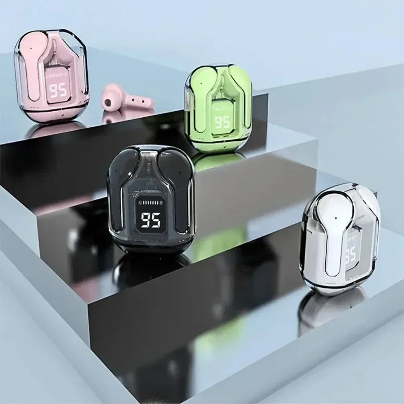 Original T2 TWS Transparent Wireless Bluetooth Headset HIFI Sound Wireless Earphones Quality Bluetooth 5.3 For Xiaomi headphones