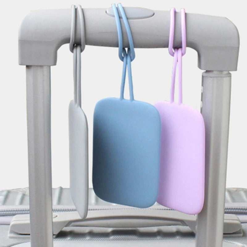 Silicone Airline Luggage Tages for Suitcases Name Labels Suitcase Tages for Travel Bag Case Name Tages Flexible