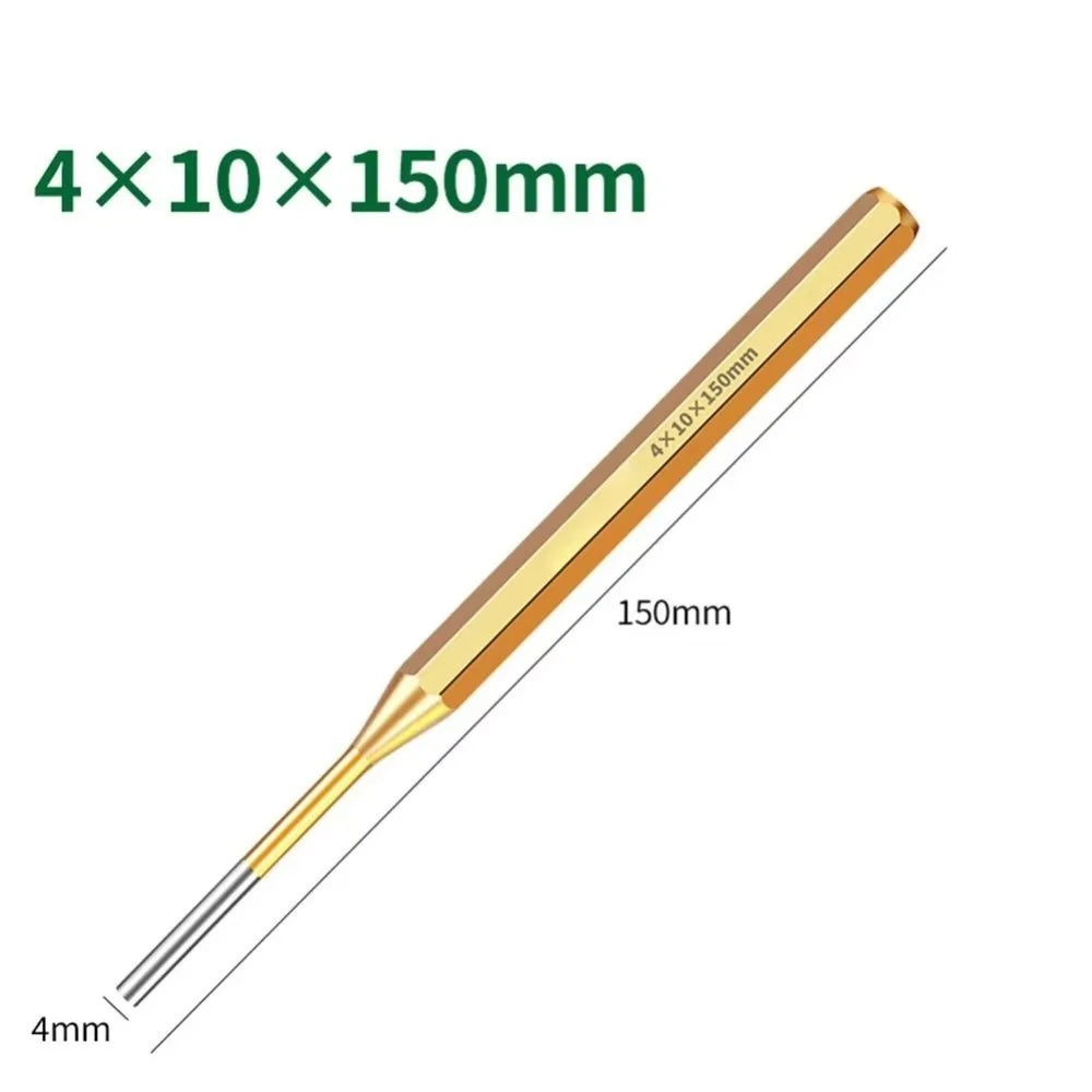 1pcs 2/3/4/5/6/8/10mm Brass Punch Remover Heavy Duty Chisel Roll Pin PunchTool 150mm For Machinery Maintenance Cone Punch