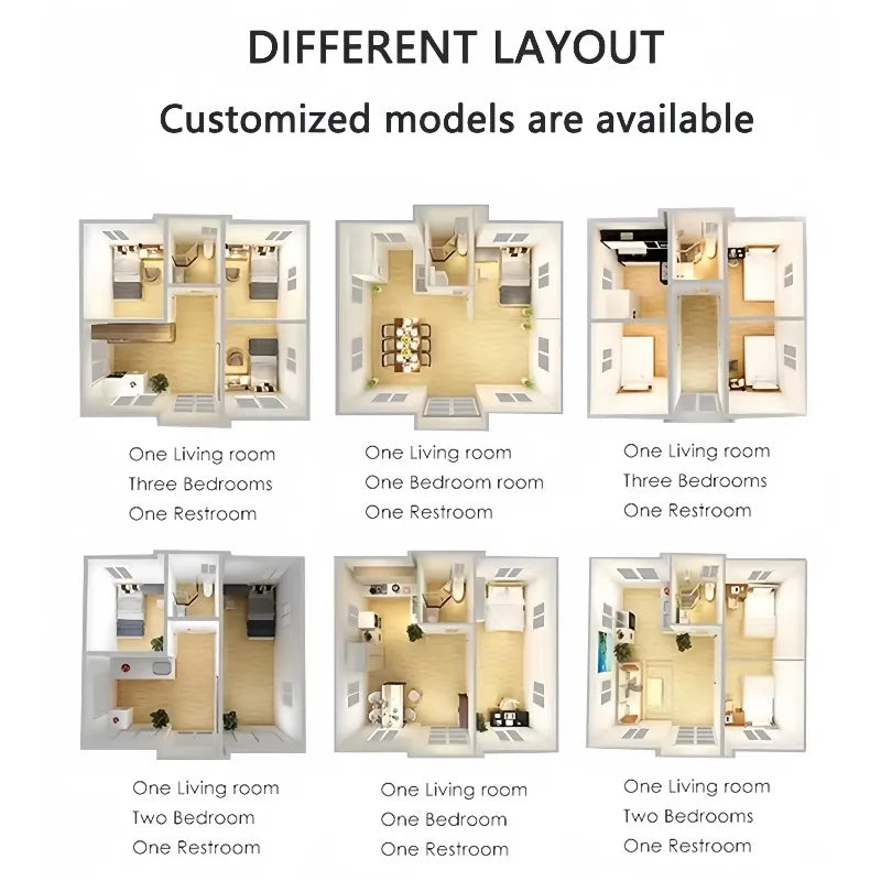 20FT/30FT/40FT Modern Prefab Luxury Prefabricated Container Expandable With Bathroom and Kitchen Container House