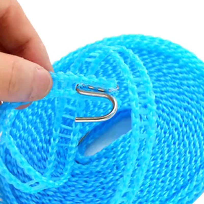 5/10M Portable Clotheslines Windproof Fence-Type Clothesline For Outdoor Indoor Home Travel Drying Rack Clothesline