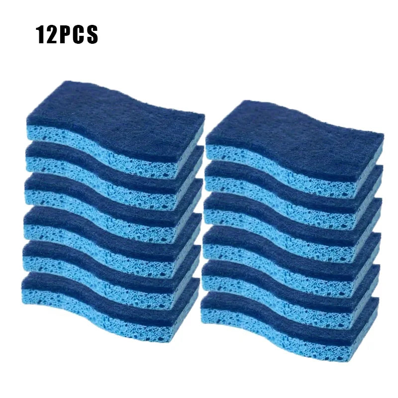 6/12PCS/SET Dishwashing Sponge,Multifunctional Cleaning Sponge,Double Sided Dishcloth for Home Cleaning,Dishwashing Sponge