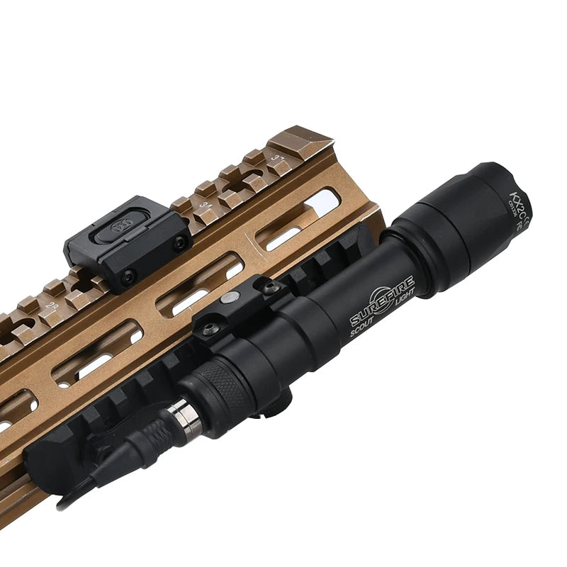 Surefire Tactical M600 M300 Airsoft Flashlight Scout Light Modbutton Lite Switch MLok Keymod Lamp LED Outdoor game Toy lamp